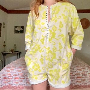 UO floral romper playsuit